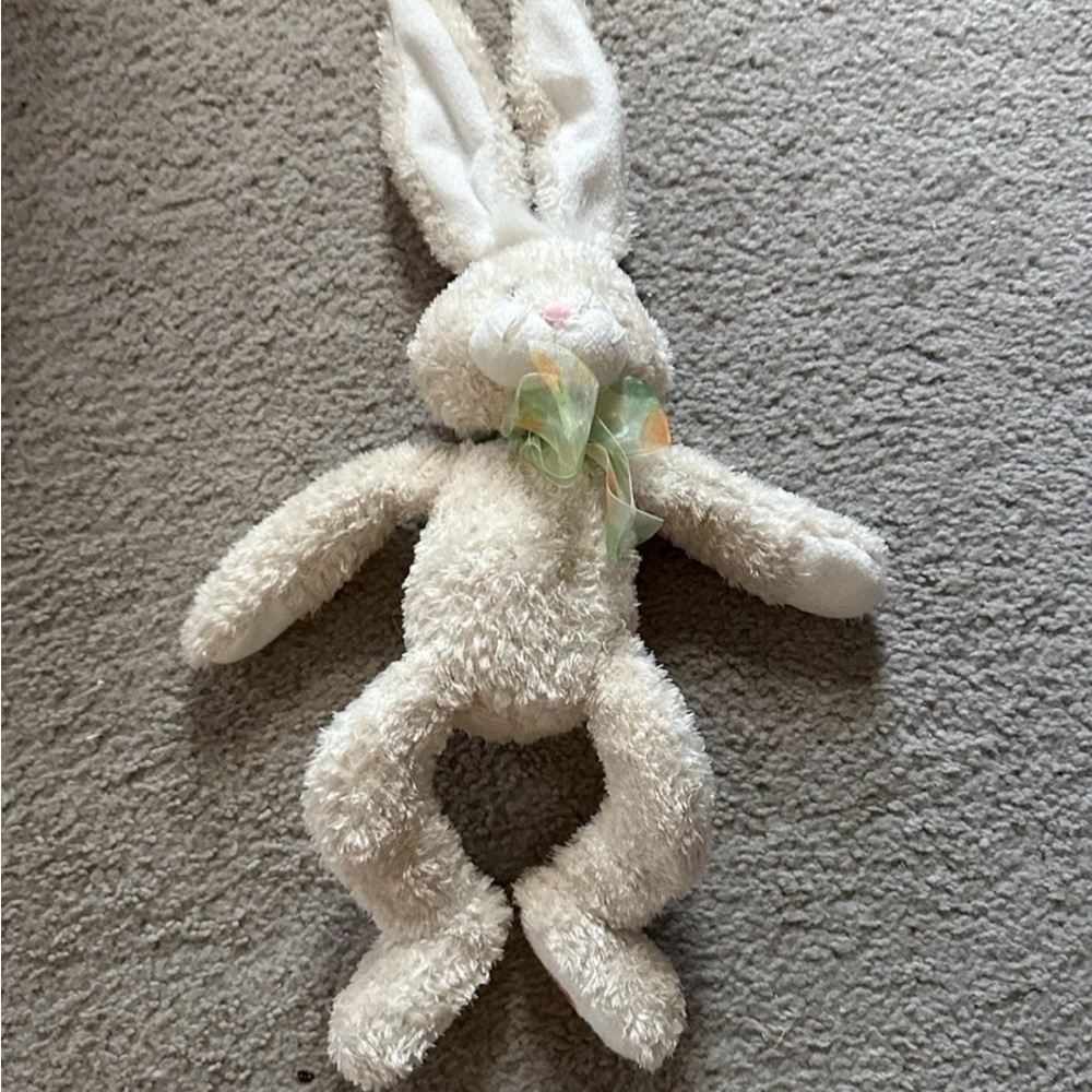 Animal Adventure cream PLUSH Bunny Rabbit 16" Stuffed Toy Easter